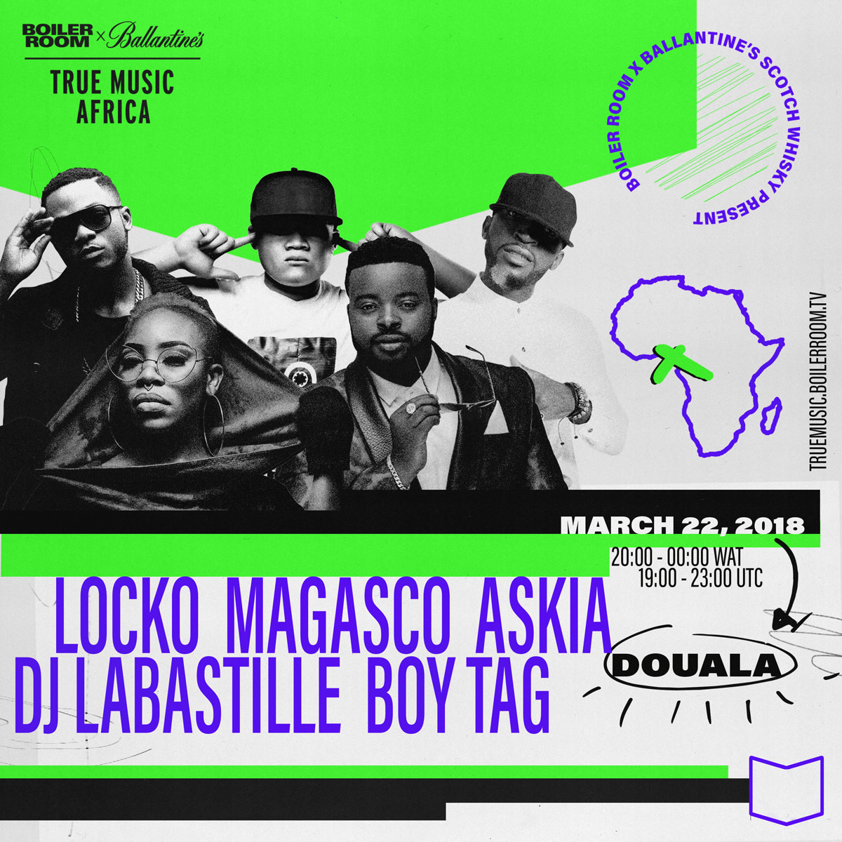 Boiler Room x Ballantine's present : "True Music Africa"