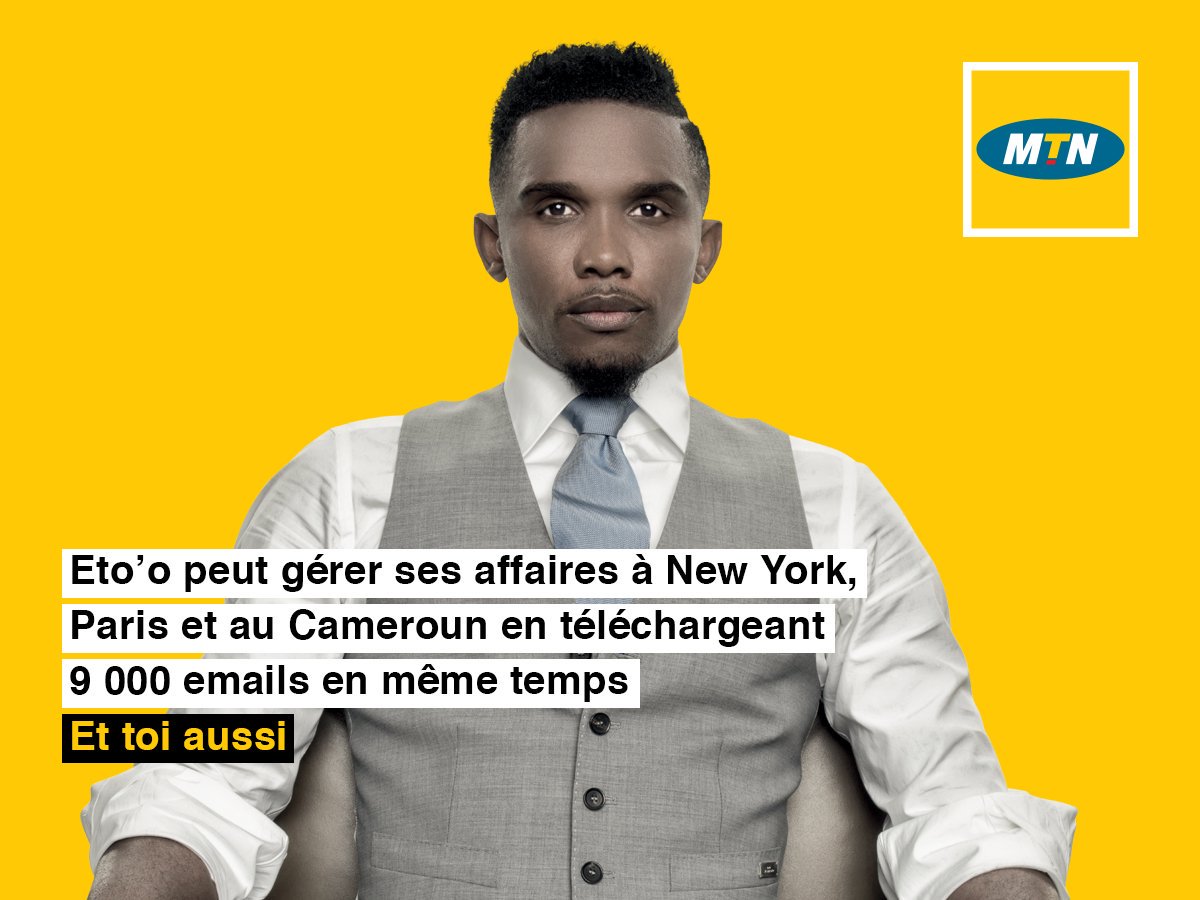 Samuel Eto’o pour MTN Cameroon
